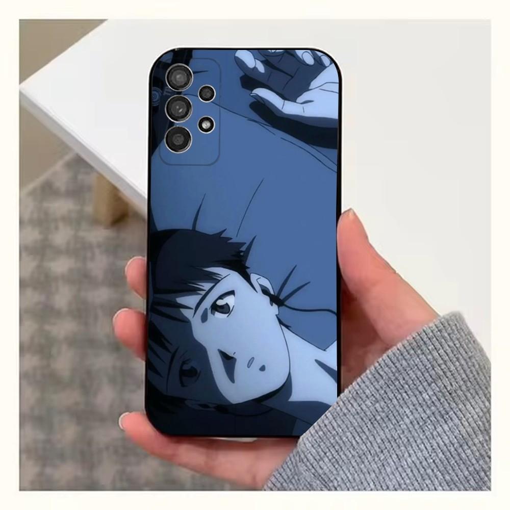 Чехол для телефона E-Experiments L-Lains Anime для Samsung S25, S24, S23, S22, S20, S21, S10, Ultra, Plus, Lite, FE, Мягкий силиконовый черный чехол