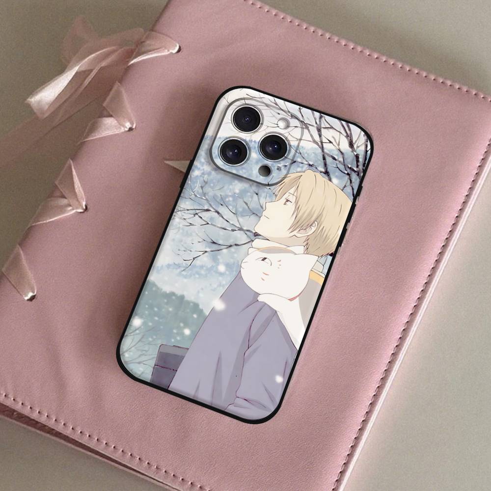 Черный Чехол Для Телефона N-Natsume-s B-Книга Друзей Подходит Для IPhone 17,16,15,11,13,14 Pro Max,Plus,X,Xr,Xs Max,13Mini