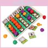 Farm Vegetable Wooden And Fruit Planting Color Classification Toy For Gift Kids