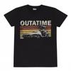 Назад в будущее Унисекс Взрослая Ретро-футболка Outatime