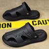 Men's Casual Baotou Sports Sandals Summer Outdoor Cool Beach Shoes Anti Slip Soft Sole Breathable Dual-purpose Slippers