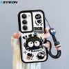 KEYSION Shockproof Case for Redmi 15 5G with Lanyard Soft Silicone Cute 3D Cartoon Doll Phone Back Cover for Xiaomi Redmi 15 5G