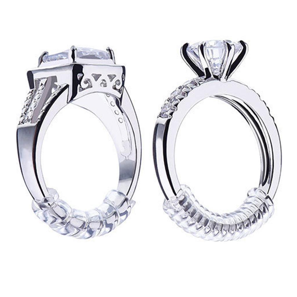 Набор из 5 регулируемых колец, аксессуаров, регуляторов размера колец, приспособлений для изменения размера на каждый день и в особых случаях