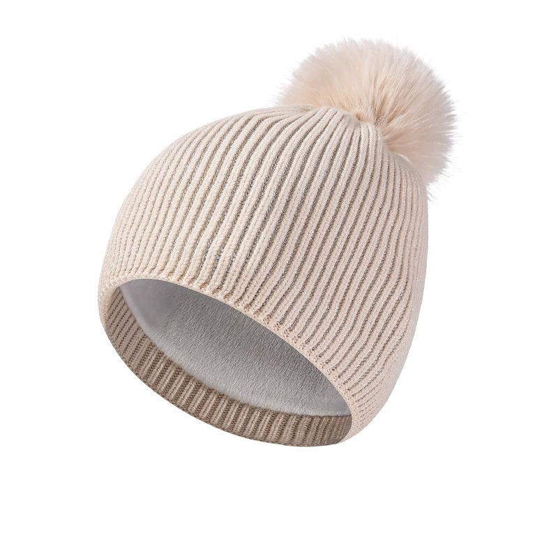 Осенне-зимний шерстяной комплект из двух предметов: шапка и шарф с бейсболкой, женская вязаная шапка