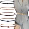 PU Leather Slim Belt Thin Dress Belt Versatile Suit Belt  Women Accessories