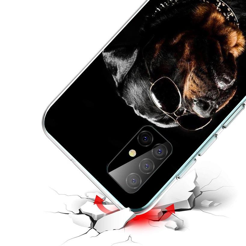 Rottweiler Dog Case Phone Cover for Samsung Galaxy A52 A51 A50 A42 A32 A22 A12 A02S A72 A71 A70 A41 A31 A21S A40 A30S A20E A10S