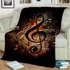 D Colorful Musical Note Throw Blanket Soft Cozy for Home Bedroom Sofa Picnic Travel Office Kids Cover  Home Textiles