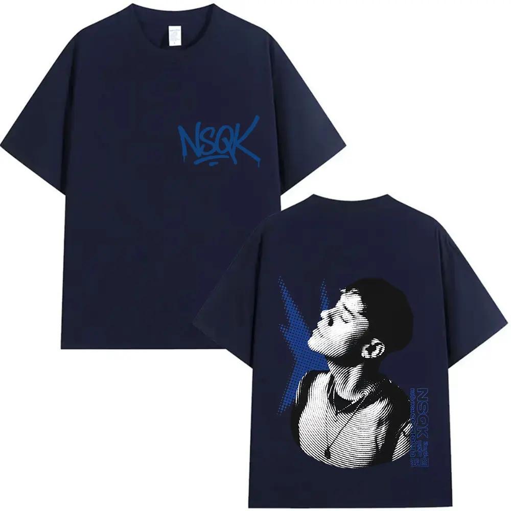Rapper NSQK FLACO DONDE ESTAS Tour 2026 Album Merch T Shirts Unisex Women Retro Tshirts Hip Hop Gothic Short Sleeve Tees