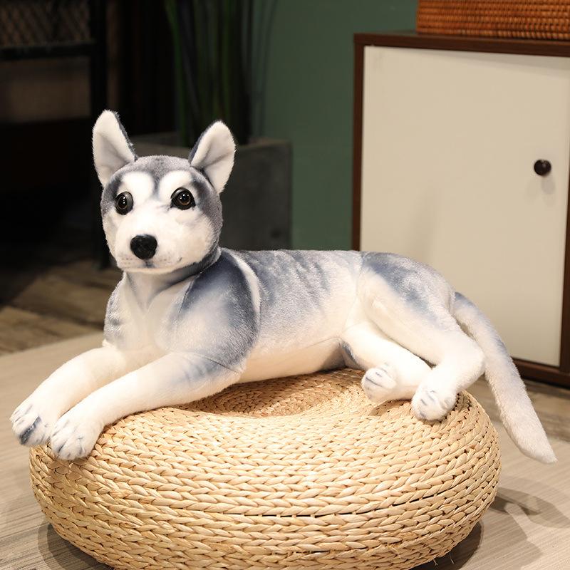 Simulation Husky Doll Plush Toy Dog Erha Doll Children'S Soothing Ragdoll Boy Birthday Gift