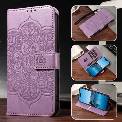 Чехол для телефона Press Sunflower для Samsung Galaxy A13 A14 A15 A21 A22 A23 A24 A25 A31 A32 A33 Series Раскладушка, кошелек, искусственная кожа