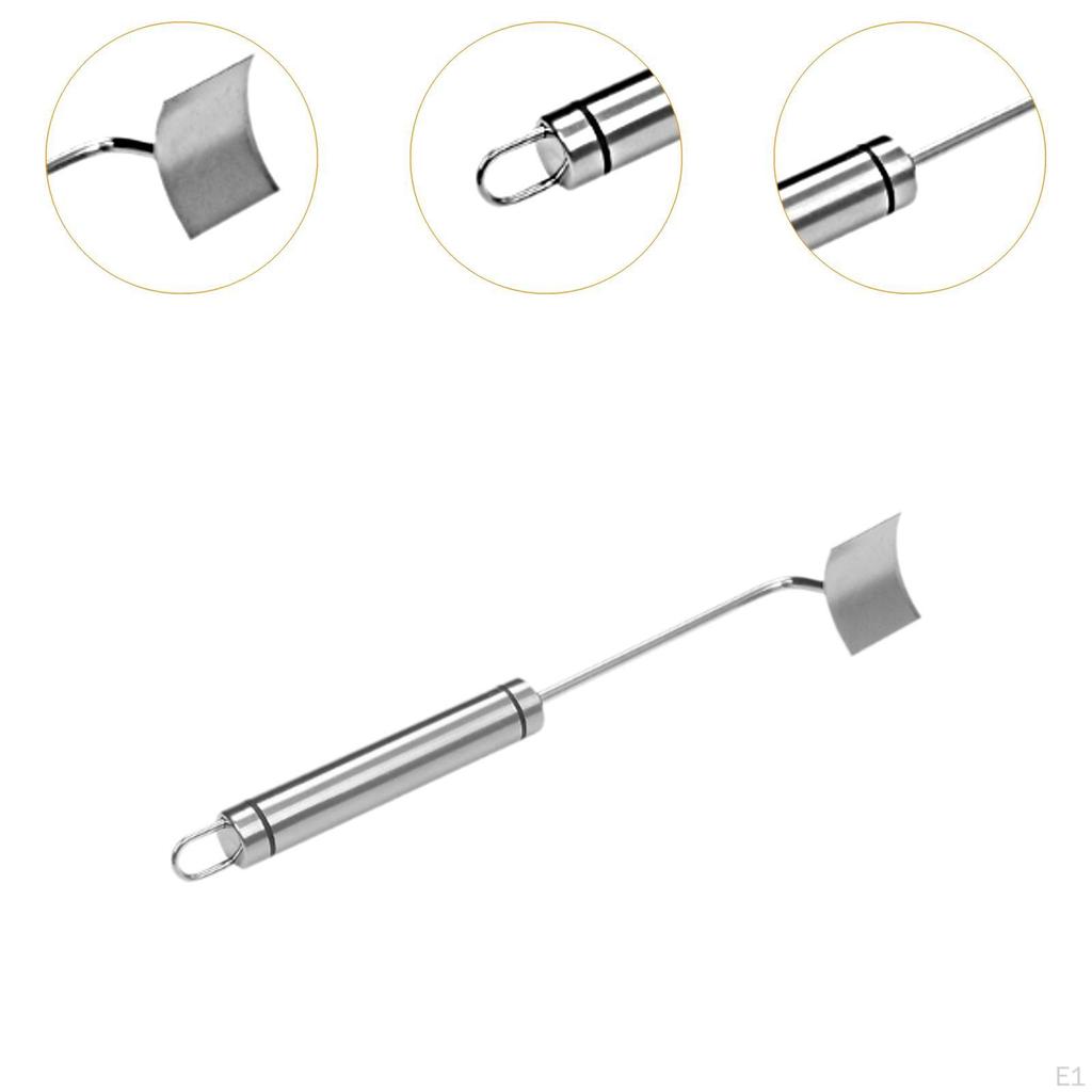 Corn Peel Stripped Tool with Hanging Hole Labor Saving Fast Stainless Steel Kernel Remover