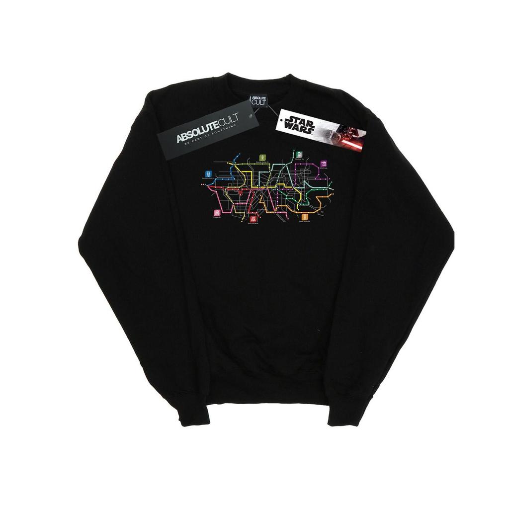 Star Wars Mens Subway Map Logo Sweatshirt