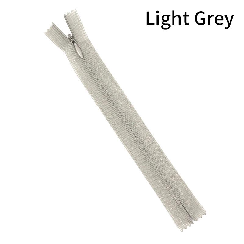 10PCs For Tailor Zippers Pull Charms Nylon Coil Zippers Invisible Zippers Lace Zipper Closure