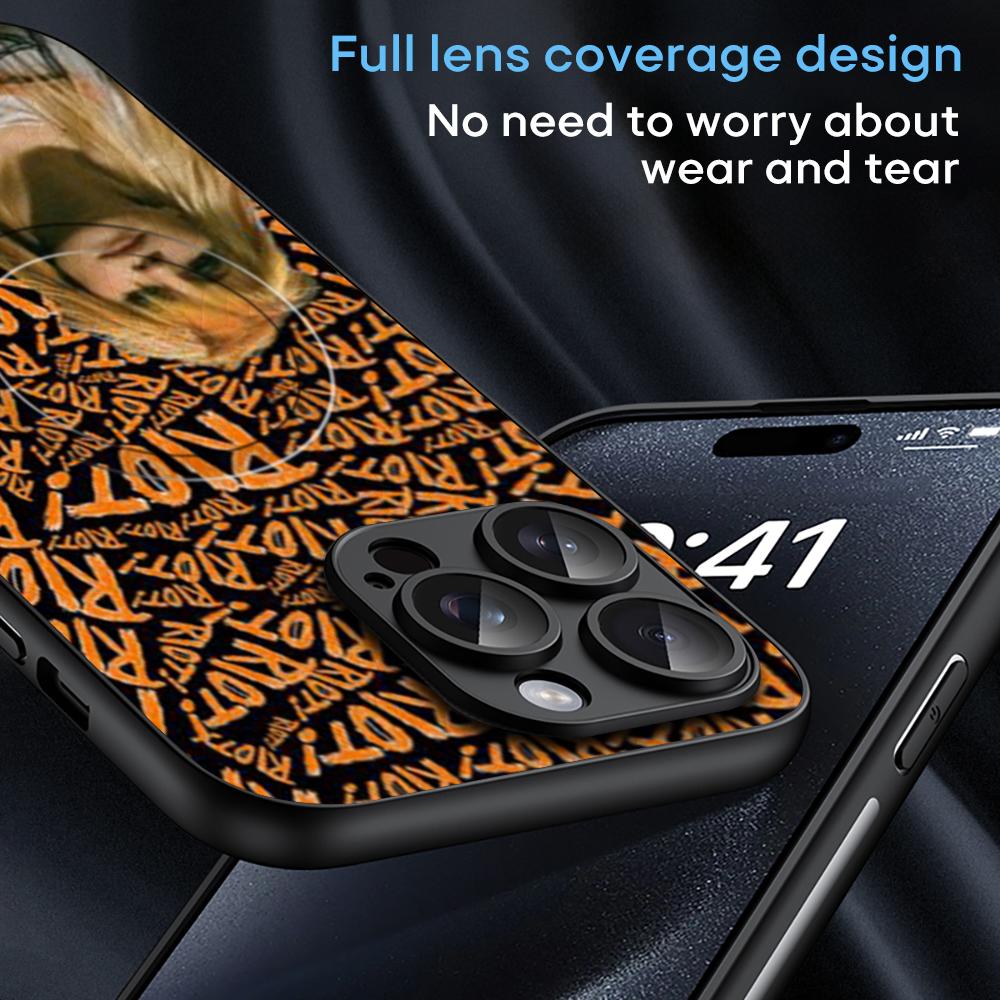 Album P-Param-ore R-Rio-TES Phone Case For iPhone 17 16 15 14 13 12 11 Plus Pro Max High-end Luxury Magsafe Sheepskin