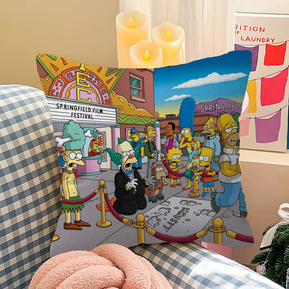 Cartoon The SSimpsons pillow cover sofa cushion cover home room decoration children gift