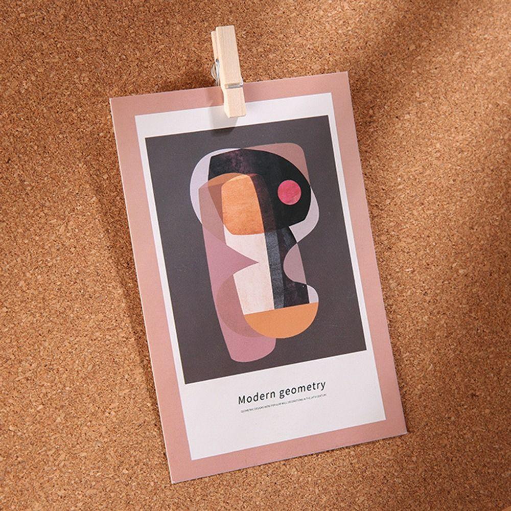 20Pcs/Box Creative Wooden Clip Push Pins Reusable Pushpins with Clips Office&School Supplies