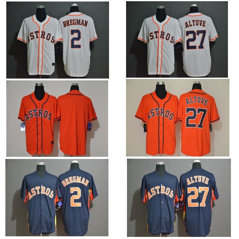 Houston Astros MLB Baseball Jersey Unisex Embroidered Sport Shirt Fans Wear
