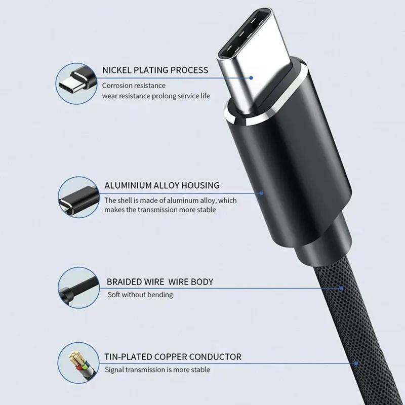 Кабель Type C - Micro USB Быстрый USB Type-C адаптер для Samsung Huawei Xiaomi OnePlus MacBook Pro OTG мобильный телефон Micro USB кабель