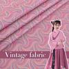 100*114cm Vintage Chinese Style Damask Fabric For Sewing Diy Hanfu Baby Clothes Wallet Scarf Garment Patchwork Material