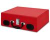 ION Audio Portable record suitcase runs on Vinyl red player, type, built-in speaker, portable, batteries, Transport,