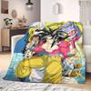 Dragon Ball Print Blanket Warm Comfortable Flannel Blanket Suitable for Bedrooms,Sofas,Beds,Chairs,Picnics,Travel