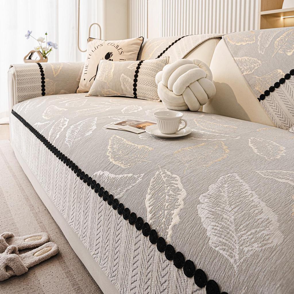 2025 Универсальная шенилловая подушка для дивана - Нескользящая, Четыре сезона, Высококачественный чехол для диванов прямой расстановки