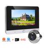 600PA 5 inch LCD Tuya Smart Doorbell Video Door Peepholes 2.4G Wifi 1080P Security Home Door Camera 10000mah Battery 24-hour Recording