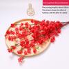 1/3/5pcs Artificial Peach Blossom Branch Spring Plum Cherry Blossom Silk Flower Tree Decoration Home Wedding DIY Decoration