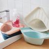 Держатель для кухонной мойки Сливная треугольная полка для хранения мусора Угловая корзина