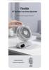 2026 USB Rechargeable Desktop Fan with Detachable Brushless Motor, Silent Operation, Digital Display, and Enhanced Airflow