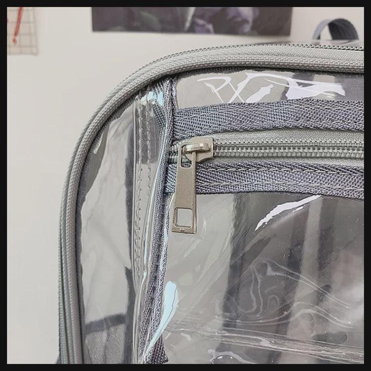 Прозрачный водонепроницаемый школьный рюкзак из ПВХ - большая вместимость, горячая распродажа