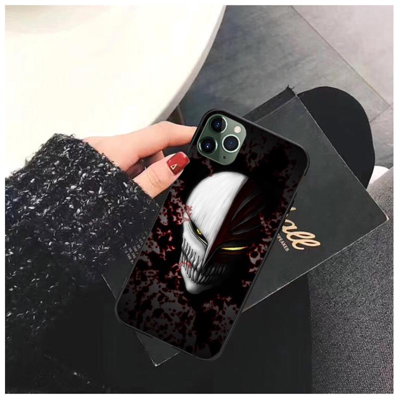 Ichigo Kenpachi Bleach Manga Anime Phone Case For iPhone 14 13 12 Pro Max Case For iPhone 11 Pro XS MAX X XR SE2 8 7 Plus Case