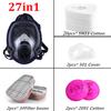 Multifunctional 6800  Ultra-Transparent Fully Sealed Protective Mask Industrial Spray Paint Nuclear Radiation
