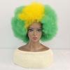 Afro Wig With Colorful Mix For Women And Teens Synthetic Hair
