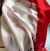 Высококачественные роскошные шелковые шарфы, повязка на голову, шарфы, шейный шарф для женщин, шелковый шарф с цепочкой, женская декоративная шаль