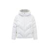 Champion Всепогодная серия Однотонная куртка на молнии Женская куртка Бумажно-белая 162410911-1