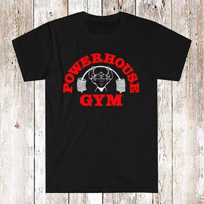 Черная футболка Powerhouse Gym