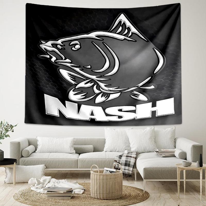 1pc Nash Tackle Tapestry, Living Room, Bedroom, Office, Party Decor, Ideal Festive Gift