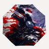 Автоматический зонт в стиле Tokyo Ghoul, легкий и портативный, 8 спиц, идеально подходит для путешествий на открытом воздухе, на дни рождения, Рождество, в качестве подарков.
