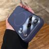 Роскошный чехол с большим окном конфетного цвета, противоударный, для iPhone 17 16 15 14 13 12 Pro Max, для беспроводной зарядки Magsafe, броня, Funda