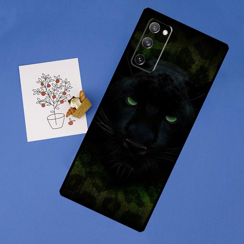 Animal Panther Phone Case For Samsung Galaxy S25 Ultra S9 S10 S20 S21 S22 Plus S24 FE S23 Ultra Back Cover