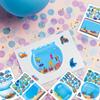 Adorable Cm2403004 Fish Tank Kids Anime Interactive Stickers For Creative Diy Projects