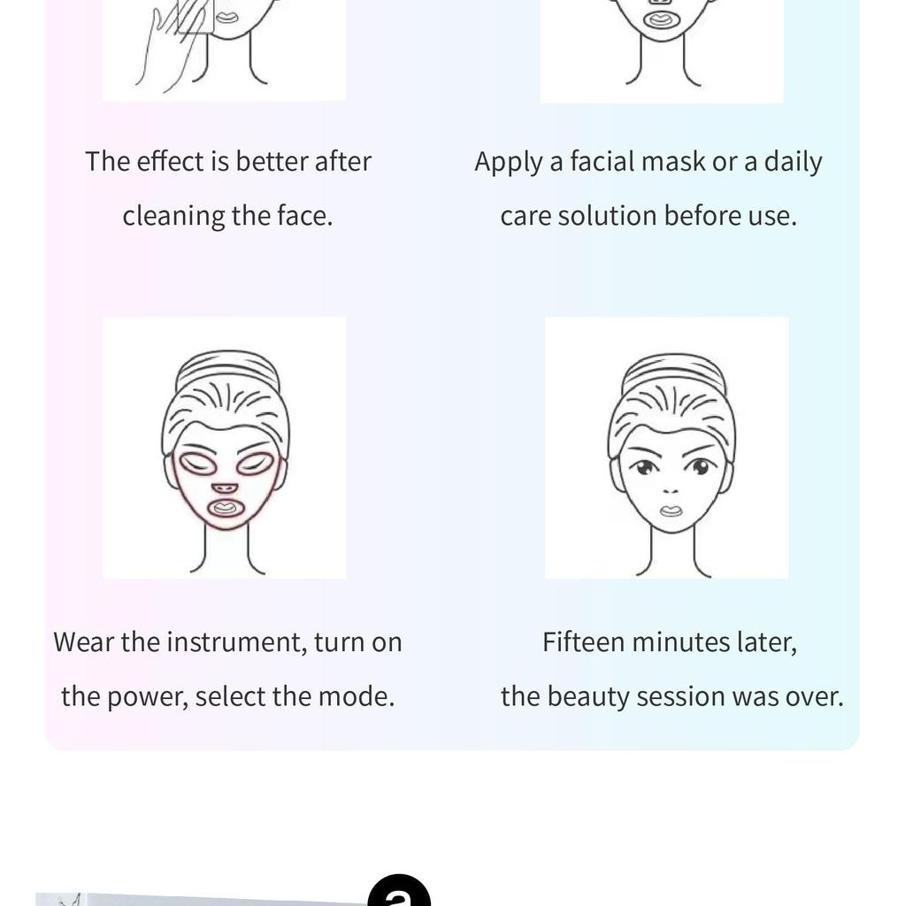 Premium 7 Colors LED Beauty Mask 600mAh Wireless Photon Facial Mask Machine Therapy Acne Anti Aging Skin Tightening Lifting Tool