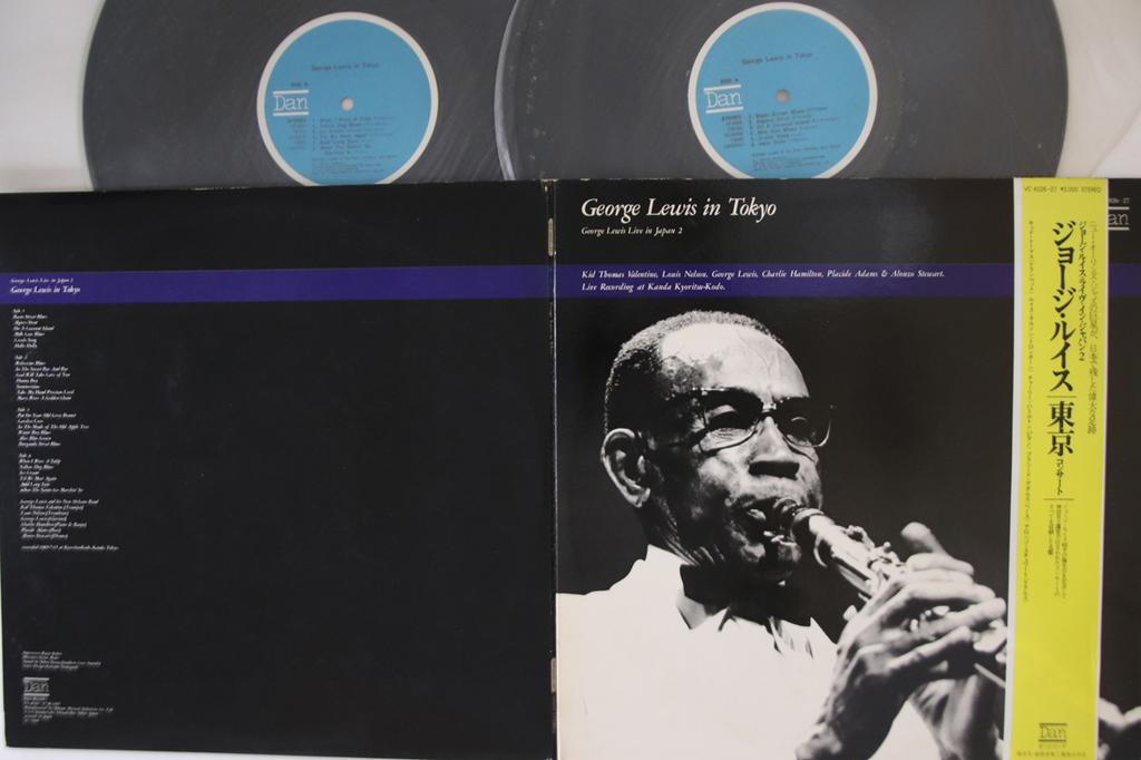 LP Пластинка ДЖОРДЖ ЛЬЮИС - Джордж Льюис в Токио VC4026 DAN 1980 Япония Оби Джаз Б/У