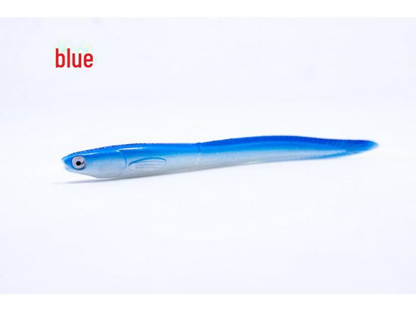 Светящаяся мягкая наживка для рыбы в виде маленького угря - 13 см, 6 г, имитация наживки для рыбы