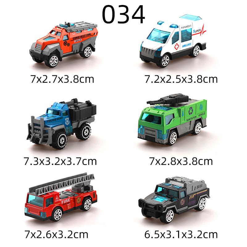 Игрушки Модели Гонки Спорт Ретро Полицейская Машина Аксессуары 1:64 Легкосплавные Скользящие Гибкие Направляющие Машины Машины Инженерные Транспортные Средства Дети