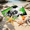 Custom Name Personalized Borussia Monchengladbach Print Beach Towel, for Trip Camping Beach Party Home Decor, Birthday Gift for Family & Friends