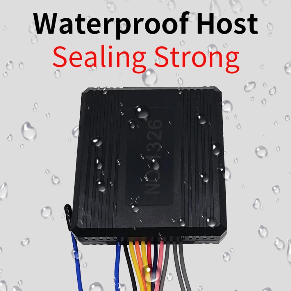 Universal Motorcycle Alarm System One-way With Engine Start Remote Control Key Fob 12V With Overload Protector