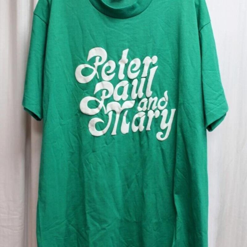 Peter Paul Mary Band Logo Green Size S To 5Xl T Shirt Ar838