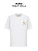 Cotton texture unisex new short sleeved T-shirt basic daily style round neck casual half sleeve